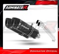 Auspuff Schalldämpfer DOMINATOR HP1 schwarz passend für Suzuki DL 1000 V Strom 2002  2011 2