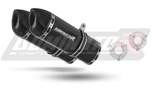 Auspuff Schalldämpfer DOMINATOR HP1 schwarz passend für Suzuki GSXR 1000 K7 K8