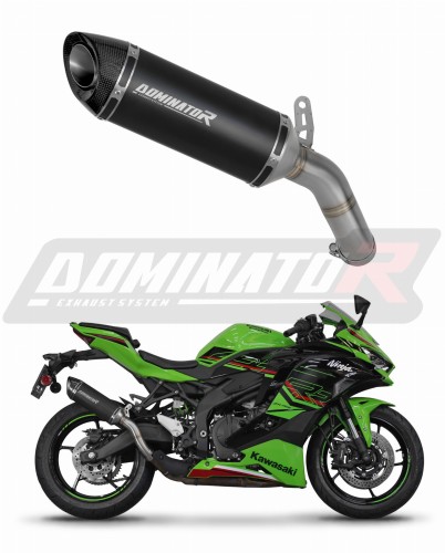 Auspuff Schalldämpfer DOMINATOR HP8 schwarz passend für Kawasaki ZX4R / RR 2023  2024