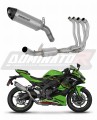 komplette Auspuffanlage mit Schalldämpfer DOMINATOR Full System Titan HP8 passend für Kawasaki ZX4R / RR 2023  2024 5