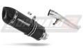 Auspuff Schalldämpfer DOMINATOR HP1 schwarz passend für Suzuki GSF BANDIT 1200 2006  2007