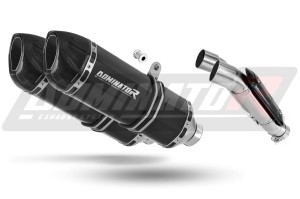 Yamaha TRX 850 1995 - 2000 Schalldämpfer Auspuff HP1 BLACK + dB killer