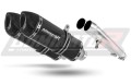 FJ 1100 EXHAUST Yamaha Muffler Auspuff Sportauspuff Silencer Echappement Silencieux Scarico Scarichi Escape Wydech Tłumik Carbon Tip HP1 BLACK DOMINATOR  x