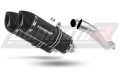 Auspuff Schalldämpfer DOMINATOR HP1 schwarz passend für Yamaha BT 1100 BULLDOG 2001  2007