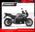 Auspuff Schalldämpfer DOMINATOR S6 schwarz passend für BMW K1300S 2009  2016 3