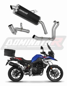 BMW F800GS 2024 Auspuffanlagen Schalldämpfer P7 BLACK + dB killer