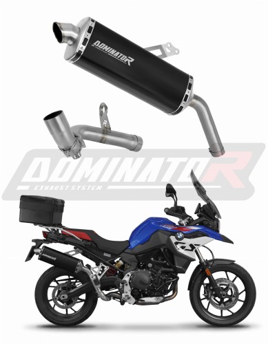 BMW F750GS 2021 - 2023 EXHAUST Muffler Auspuff Sportauspuff Silencer Echappement Silencieux Scarico Scarichi Escape Wydech Tłumik P7 BLACK Dominator Exhaust System x
