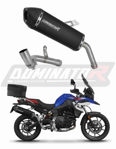 BMW F850GS Adventure 2016 - 2023 EXHAUST Muffler Auspuff Sportauspuff Silencer Echappement Silencieux Scarico Scarichi Escape Wydech Tłumik HP7 BLACK Dominator Exhaust System x