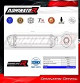 Auspuff Schalldämpfer DOMINATOR HP1 schwarz passend für BMW G310GS 2016  2024 4
