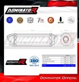 Auspuff Schalldämpfer DOMINATOR HP1 schwarz passend für Aprilia Pegaso 650 2001  2004 4