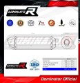 Auspuff Schalldämpfer DOMINATOR HP1 schwarz passend für Aprilia ETV 1000 Caponord 2005  2007 4