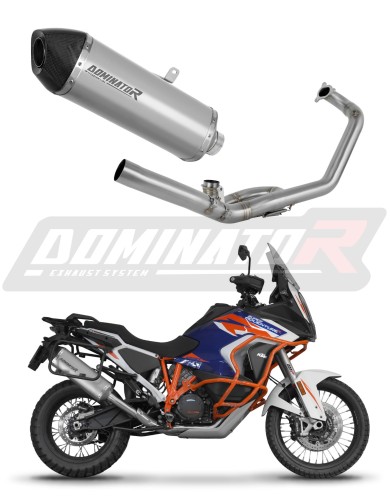 kompletny układ wydechowy z tłumikiem DOMINATOR Full System Tytanowy HP7 pasujący do motocykla KTM 1290 Super Adventure 2021 - 2024
