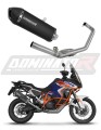 komplette Auspuffanlage mit Schalldämpfer DOMINATOR Full System HP7 schwarz passend für KTM 1290 Super Adventure 2021  2024