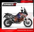 kompletny układ wydechowy z tłumikiem DOMINATOR Full System HP7 CZARNY pasujący do motocykla KTM 1290 Super Adventure 2021 - 2024 4