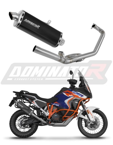 komplette Auspuffanlage mit Schalldämpfer DOMINATOR Full System P7 schwarz passend für KTM 1290 Super Adventure 2021  2024 5