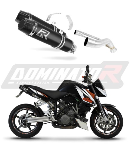 Auspuff Schalldämpfer DOMINATOR HP3 schwarz passend für KTM 990 SUPER Duke 2005  2013 2