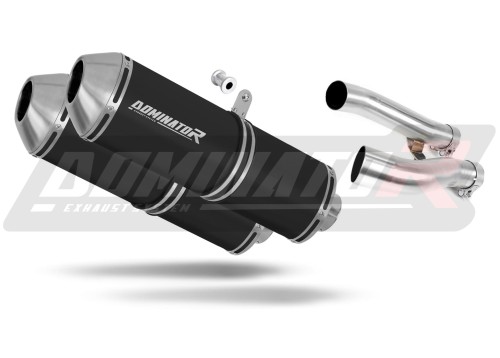 exhaust muffler DOMINATOR OVR BLACK fits to Yamaha XJR 1200 1995  1998