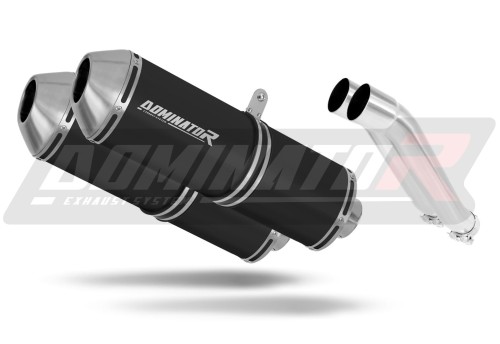 Auspuff Schalldämpfer DOMINATOR OVR schwarz passend für Yamaha XJ 900 Diversion 1994  2003