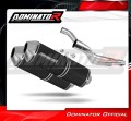 Auspuff Schalldämpfer DOMINATOR OVR schwarz passend für Yamaha TDM 850 1996  2001 2