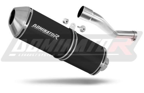 Auspuff Schalldämpfer DOMINATOR OVR schwarz passend für Yamaha TDM 850 Right Side 1996  2001