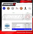 Yamaha XT 660 X 2004-2016 EXHAUST Muffler Auspuff Sportauspuff Silencer Echappement Silencieux Scarico Scarichi Escape Wydech Tłumik OVR BL Dominator Exhaust System 1