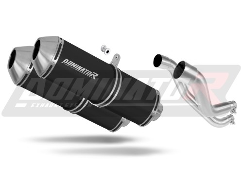 wydech tłumik DOMINATOR OVR CZARNY pasujący do motocykla Aprilia Pegaso 650 Strada 2007 - 2010