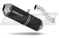 Auspuff Schalldämpfer DOMINATOR OVR schwarz passend für Yamaha XT 600 1990  2004