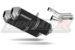 Yamaha XJ 600 DIVERSION 1992 - 2004 Schalldämpfer Auspuff OVR BLACK + dB killer