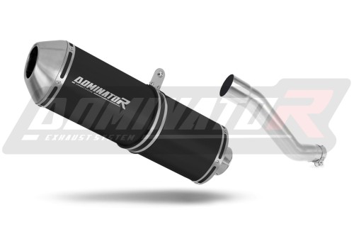 Auspuff Schalldämpfer DOMINATOR OVR schwarz passend für Yamaha TTR 600 1999  2003