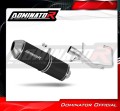 komplette Auspuffanlage mit Schalldämpfer DOMINATOR Full System OVR schwarz passend für Yamaha YBR 125 2009  2018 2