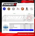 Auspuff Schalldämpfer DOMINATOR OVR schwarz passend für Suzuki GSX 1400 2001  2005 3
