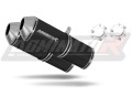 Auspuff Schalldämpfer DOMINATOR OVR schwarz passend für Suzuki GSXR 1300 Hayabusa 1999  2007
