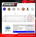 Auspuff Schalldämpfer DOMINATOR OVR schwarz passend für Suzuki GSXR 1300 Hayabusa 1999  2007 2