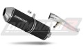 Auspuff Schalldämpfer DOMINATOR OVR schwarz passend für Suzuki GSF BANDIT 1200 2006  2007
