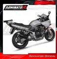 Auspuff Schalldämpfer DOMINATOR S6 schwarz passend für Suzuki GSF BANDIT 600 2000  2004 2