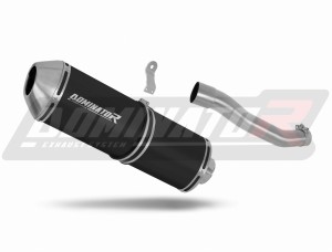 Suzuki DR 800 S / BIG RIGHT SIDE Schalldämpfer Auspuff OVR BLACK + dB killer