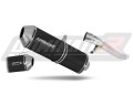 Auspuff Schalldämpfer DOMINATOR homologiert OVR schwarz passend für Suzuki GSXF 750 1998  2006