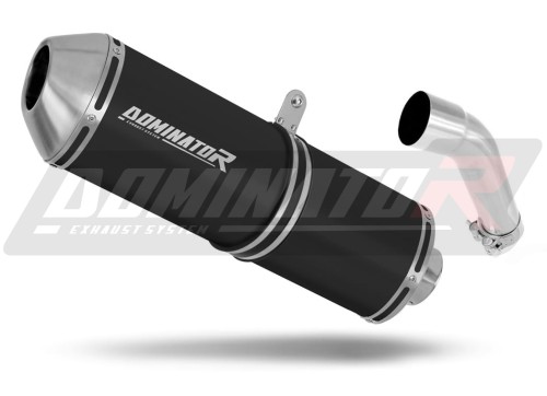 Auspuff Schalldämpfer DOMINATOR OVR schwarz passend für Suzuki GSR 750 2011  2016