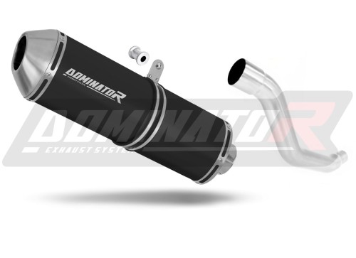 Auspuff Schalldämpfer DOMINATOR OVR schwarz passend für Suzuki XF 650 Freewind 1997  2003