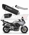 exhaust muffler DOMINATOR homologated road legal HP6 BLACK fits to Suzuki GSF BANDIT 600 2000  2004