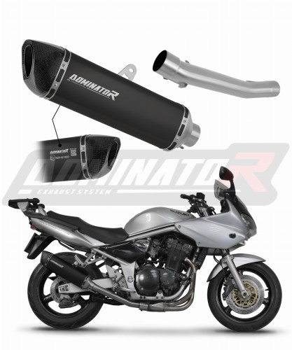 Auspuff Schalldämpfer DOMINATOR homologiert HP6 schwarz passend für Suzuki GSF BANDIT 600 2000  2004