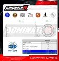 Auspuff Schalldämpfer DOMINATOR GP schwarz passend für Suzuki GSF BANDIT 1200 2001  2005 4