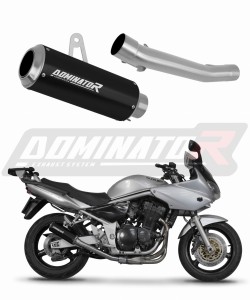 Suzuki GSF BANDIT 600 2000 - 2004 Schalldämpfer Auspuff GP BLACK + dB killer