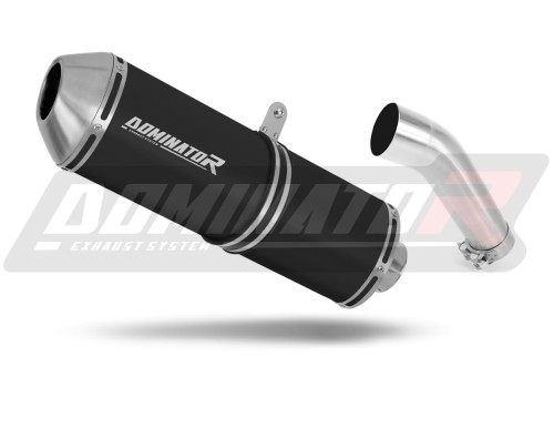 Auspuff Schalldämpfer DOMINATOR OVR schwarz passend für Suzuki SV 650 S 1999  2002