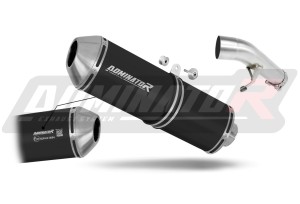 Suzuki GSXF 650 2007 - 2016 EU Homologiert genehmigt Schalldämpfer Auspuff OVR BLACK