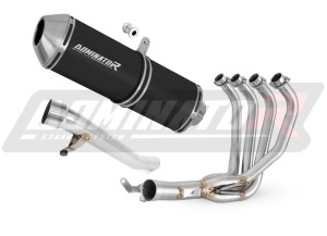 Suzuki GSF 650 BANDIT N / S 2005 - 2006 Auspuffanlagen Schalldämpfer OVR BLACK + dB killer