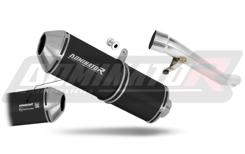 Auspuff Schalldämpfer DOMINATOR homologiert OVR schwarz passend für Suzuki GSF 650 BANDIT N / S 2005  2006