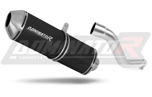 Auspuff Schalldämpfer DOMINATOR OVR schwarz passend für Suzuki DR 650RSE 1990  1996
