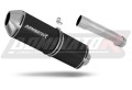 Auspuff Schalldämpfer DOMINATOR OVR schwarz passend für Suzuki DR 650 R / RU / S 1990  1995