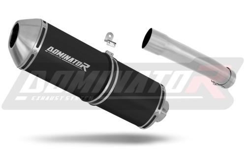 Auspuff Schalldämpfer DOMINATOR OVR schwarz passend für Suzuki DR 650 R / RU / S 1990  1995